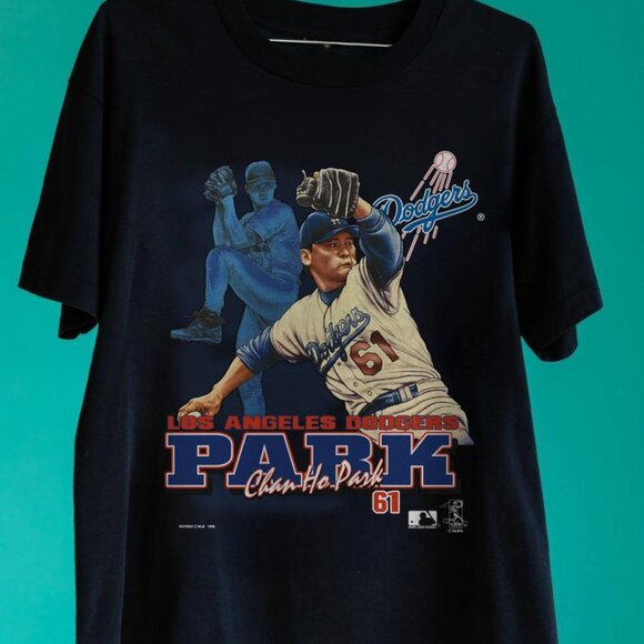 Tops | Sport Chan Ho Park 61 Los Angeles La Dodgers Rare Shirt 